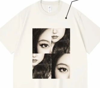 把眼睛穿在身上？这件DIY个性T恤回头率爆表-T恤印花